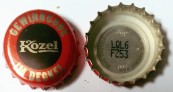 Kronkorken Kozel Tschechische Republik 2021 2020er rot Kozel Gewinncode im Deckel