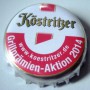 Kronkorken Köstritzer Deutschland 2014 2010er weiß Köstritzer Grillprämien-Aktion 2014 www.koestritzer.de