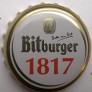 Kronkorken Bitburger Deutschland 2017 2010er weiß Bitburger 1817 bitte ein Bit