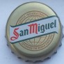Kronkorken San Miguel Spanien 2017 2010er gold San Miguel Cerveza International Exploring the World Sinne 1890