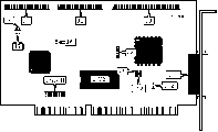 Kontroller Diverse SCSI AT BUS HOST ADAPTER ISA 16 Bit