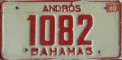 Nummernschilder / Kfz-Kennzeichen Bahamas 1978 1970er Andros