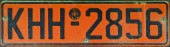 Nummernschilder / Kfz-Kennzeichen Griechenland 1983 1980er