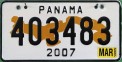 Nummernschilder / Kfz-Kennzeichen Panama 2007 2000er