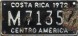 Nummernschilder / Kfz-Kennzeichen Costa Rica 1972 1970er