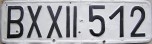 Nummernschilder / Kfz-Kennzeichen Österreich 1919 1910er