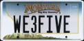 Nummernschilder / Kfz-Kennzeichen USA 2006 2000er Montana MT