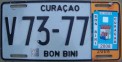 Nummernschilder / Kfz-Kennzeichen Niederländische Antillen 2005 2000er Curacao Bon Bini