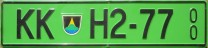 Nummernschilder / Kfz-Kennzeichen Slowenien 1992 1990er