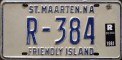 Nummernschilder / Kfz-Kennzeichen Niederländische Antillen 1979 1970er St. Maarten