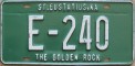 Nummernschilder / Kfz-Kennzeichen Niederländische Antillen 1970 1970er St. Eustatius