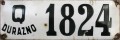 Nummernschilder / Kfz-Kennzeichen Uruguay Duranzo