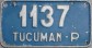 Nummernschilder / Kfz-Kennzeichen Argentinien 1931 1930er Tucuman