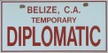 Nummernschilder / Kfz-Kennzeichen Belize 2000 2000er CD