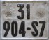 Nummernschilder / Kfz-Kennzeichen Vietnam 1975 1970er