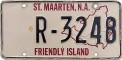 Nummernschilder / Kfz-Kennzeichen Niederländische Antillen 1993 1990er St. Maarten