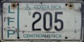 Nummernschilder / Kfz-Kennzeichen Costa Rica 1979 1970er
