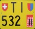 Nummernschilder / Kfz-Kennzeichen Schweiz 1986 1980er