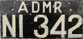 Nummernschilder / Kfz-Kennzeichen Norfolkinsel 1929 1920er Gov?