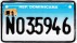Nummernschilder / Kfz-Kennzeichen Dominikanische Republik 2003 2000er