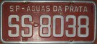 Nummernschilder / Kfz-Kennzeichen Brasilien 1969 1960er