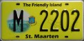 Nummernschilder / Kfz-Kennzeichen Niederländische Antillen 2012 2010er St. Maarten