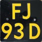Nummernschilder / Kfz-Kennzeichen Niederlande 1982-00-00 