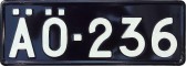 Nummernschilder / Kfz-Kennzeichen Finnland 1949 1940er