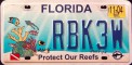 Nummernschilder / Kfz-Kennzeichen USA 2003 2000er Florida FL