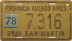 Nummernschilder / Kfz-Kennzeichen Argentinien 1970 1970er Buenos Aires, San Martin