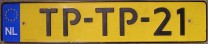 Nummernschilder / Kfz-Kennzeichen Niederlande 2000-02-01 