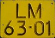 Nummernschilder / Kfz-Kennzeichen Niederlande 1977-00-00 