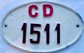 Nummernschilder / Kfz-Kennzeichen Rumänien 1958 1950er CD