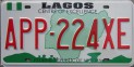 Nummernschilder / Kfz-Kennzeichen Nigeria 2013 2010er