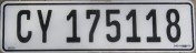 Nummernschilder / Kfz-Kennzeichen Südafrika, Republik 1997 1990er Cape Province Y = Belville