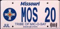 Nummernschilder / Kfz-Kennzeichen USA 2005 2000er Missouri MO