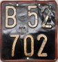 Nummernschilder / Kfz-Kennzeichen Österreich 1930 1930er