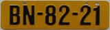 Nummernschilder / Kfz-Kennzeichen Niederlande 1977-00-00 