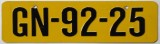 Nummernschilder / Kfz-Kennzeichen Niederlande 1977-00-00 