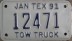 Nummernschilder / Kfz-Kennzeichen USA 1991 1990er Texas TX