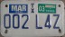 Nummernschilder / Kfz-Kennzeichen USA 1975 1970er Texas TX